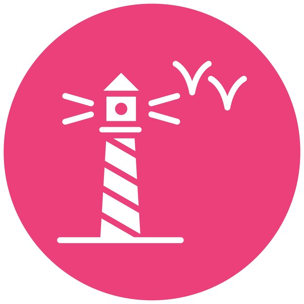 Ilustración vectorial del faro