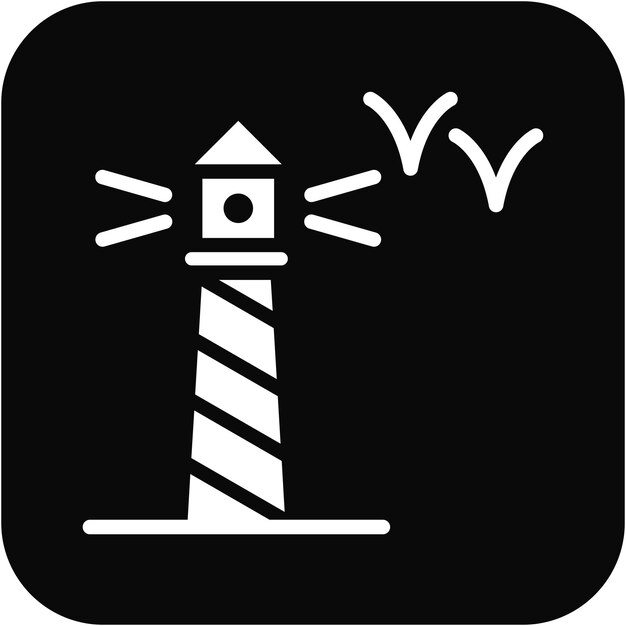 Ilustración vectorial del faro