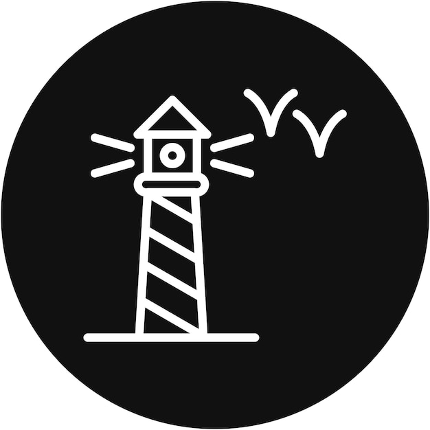 Ilustración vectorial del faro
