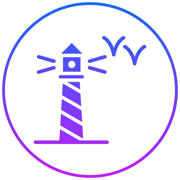 Ilustración vectorial del faro