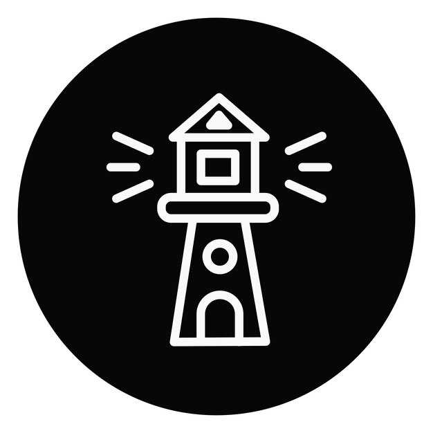 Ilustración vectorial del faro