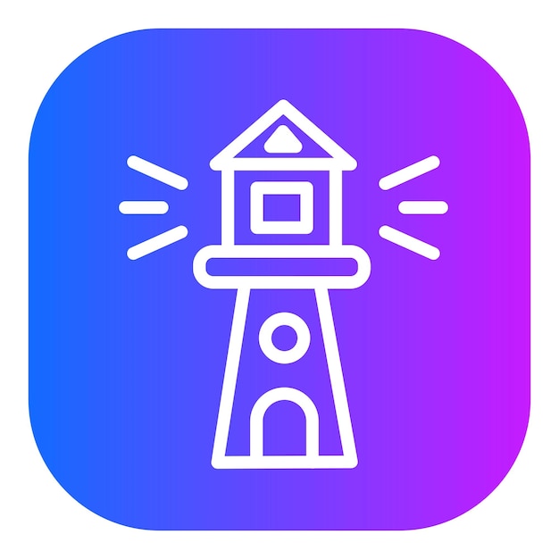 Ilustración vectorial del faro