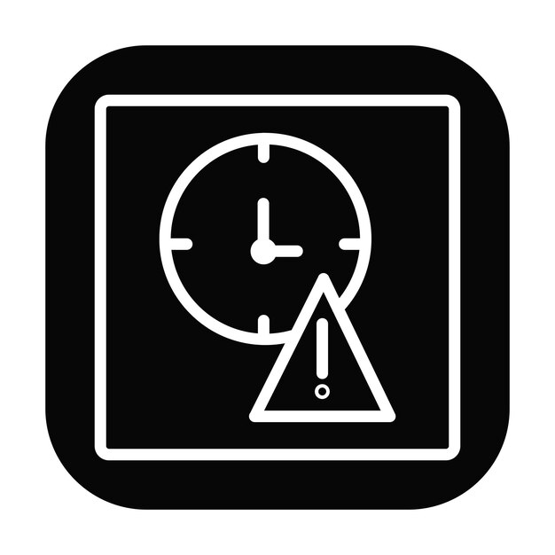 Ilustración vectorial de la fecha límite