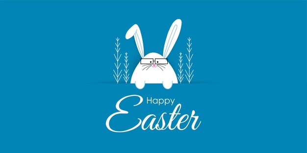 Ilustración vectorial de Felices Pascuas deseos saludo