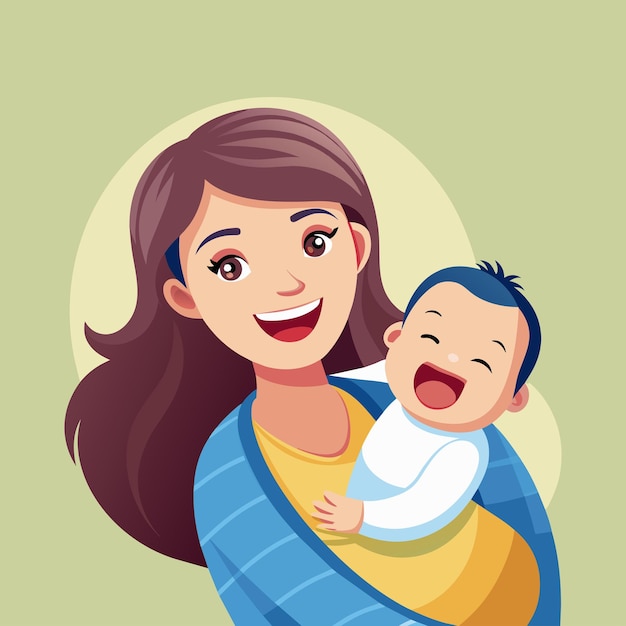 Ilustración vectorial del feliz día de las madres