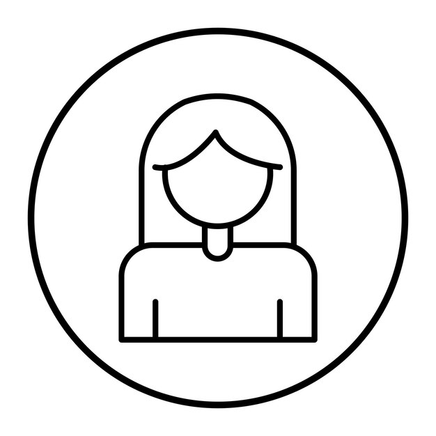 Ilustración vectorial femenina