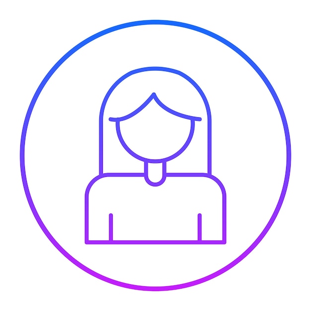 Ilustración vectorial femenina