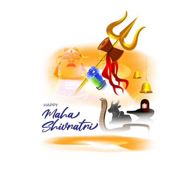 Ilustración vectorial del festival Maha Shivratri