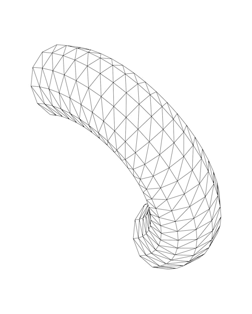 Ilustración vectorial de figura 3D
