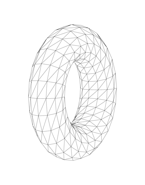 Ilustración vectorial de figura 3D