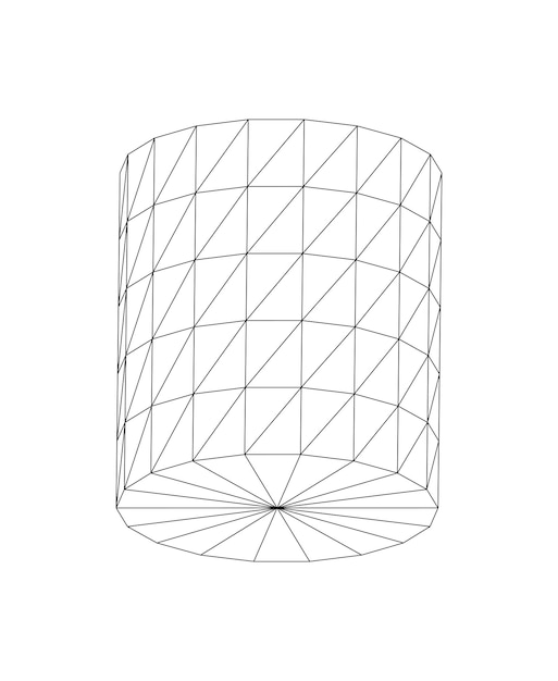 Ilustración vectorial de figura 3D