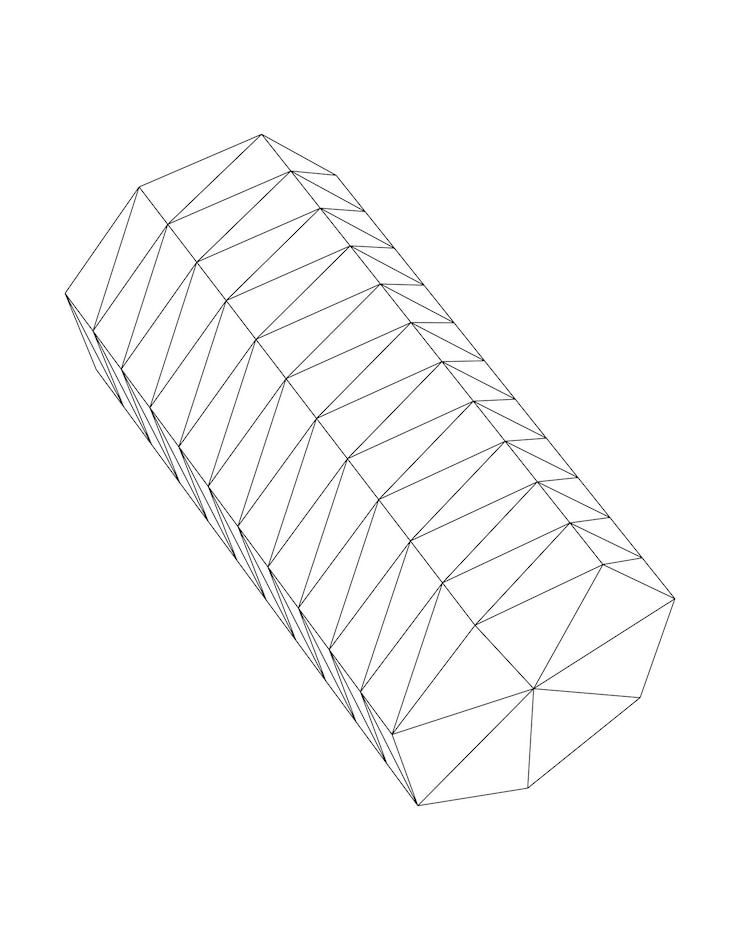 Vector ilustración vectorial de figura 3d