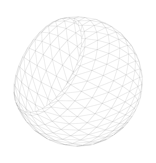 Ilustración vectorial de figura 3D