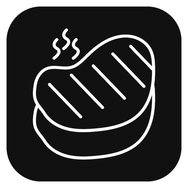 Ilustración vectorial del filete