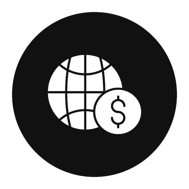 Ilustración vectorial financiera mundial