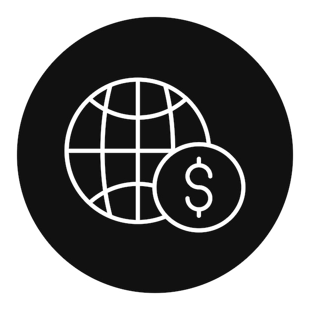Ilustración vectorial financiera mundial
