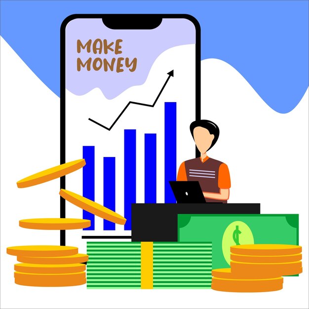 Ilustración vectorial de las finanzas