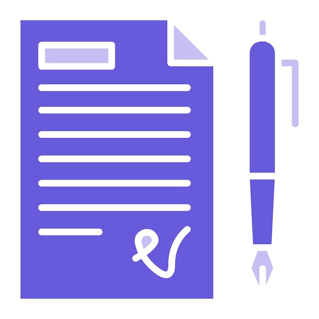Ilustración vectorial de las firmas