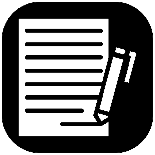 Ilustración vectorial de las firmas