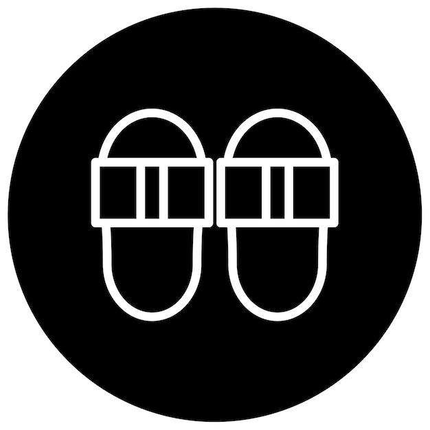 Ilustración vectorial de flip flops