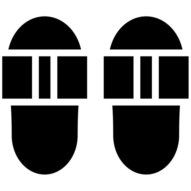 Ilustración vectorial de flip flops