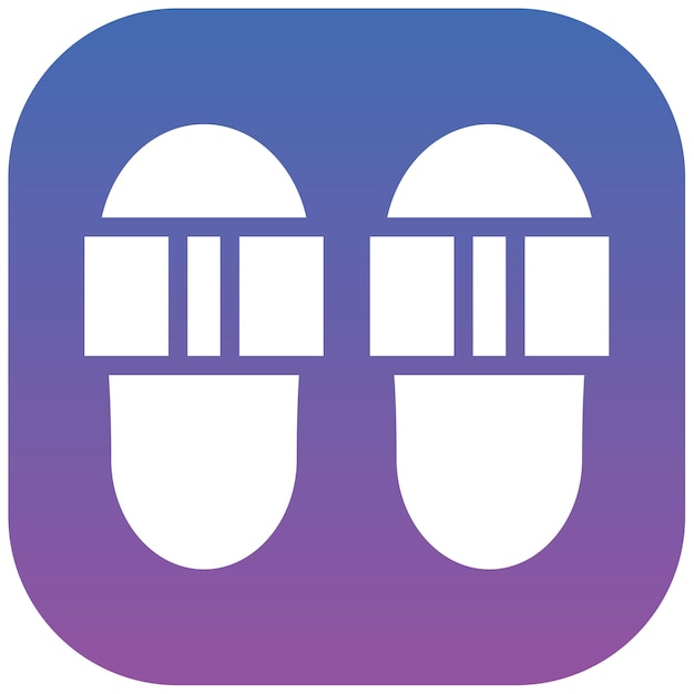 Ilustración vectorial de los flip flops