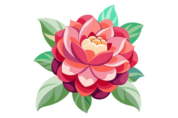 Ilustración vectorial de las flores 10