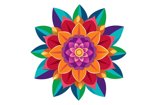 Ilustración vectorial de las flores 11