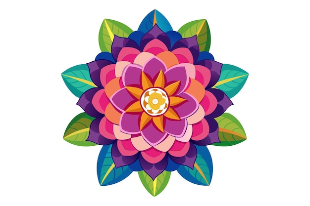 Ilustración vectorial de las flores 8