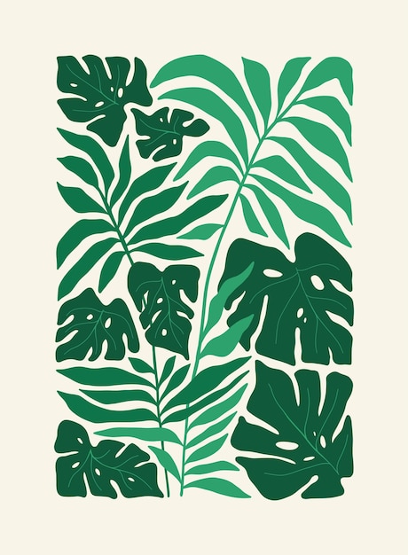 Ilustración vectorial de las flores