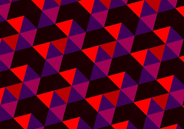 Ilustración vectorial de fondo abstracta de triángulos multicolores