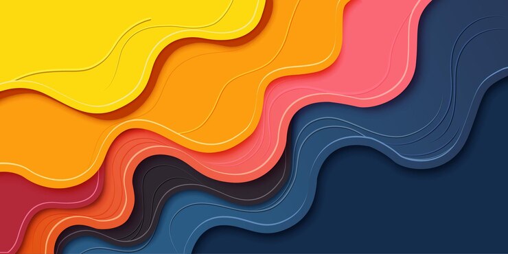 Ilustración vectorial de fondo abstracto y colorida