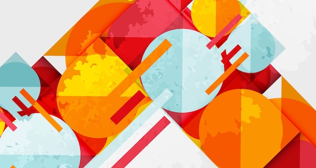 Ilustración vectorial de fondo abstracto geométrico de textura granulada para fondo de estandarte de papel tapiz