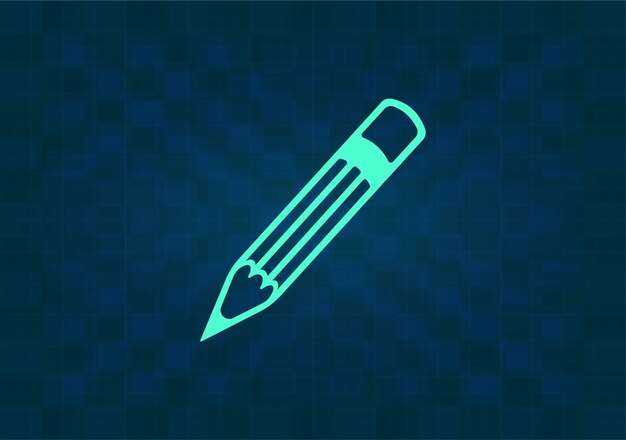 Ilustración vectorial en un fondo azul hermoso