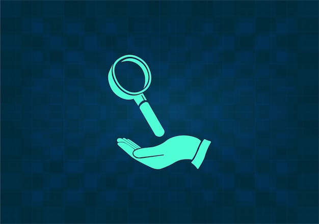Ilustración vectorial en un fondo azul hermoso