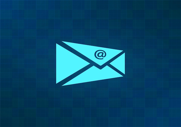 Ilustración vectorial en fondo azul