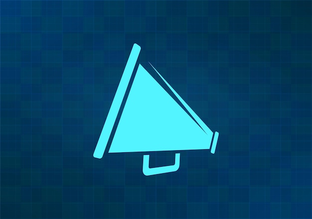 Ilustración vectorial en fondo azul