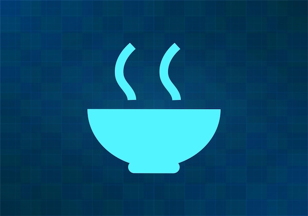 Ilustración vectorial en fondo azul