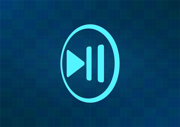 Ilustración vectorial en fondo azul