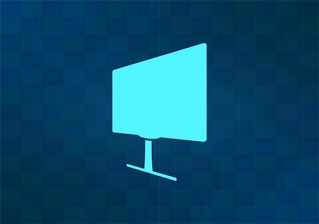 Ilustración vectorial en fondo azul