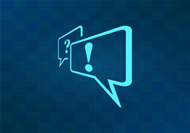 Ilustración vectorial en fondo azul