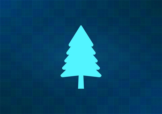 Ilustración vectorial en fondo azul