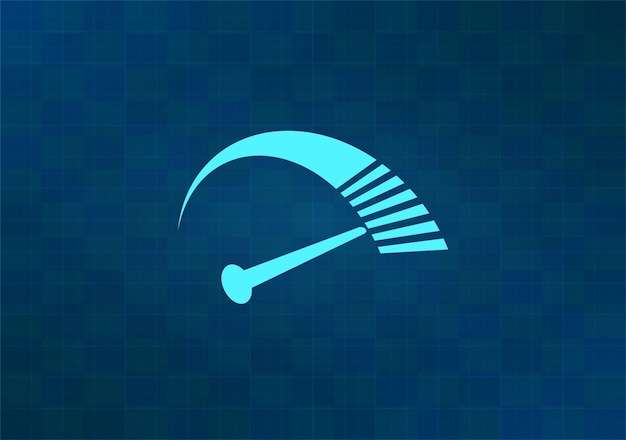 Ilustración vectorial en fondo azul