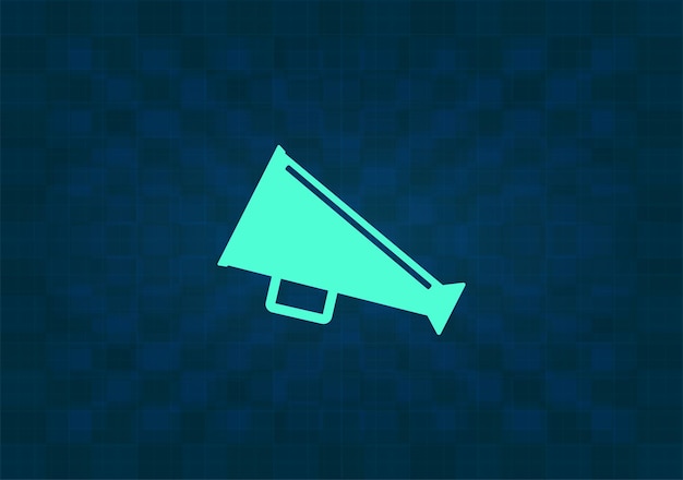 Ilustración vectorial en fondo azul