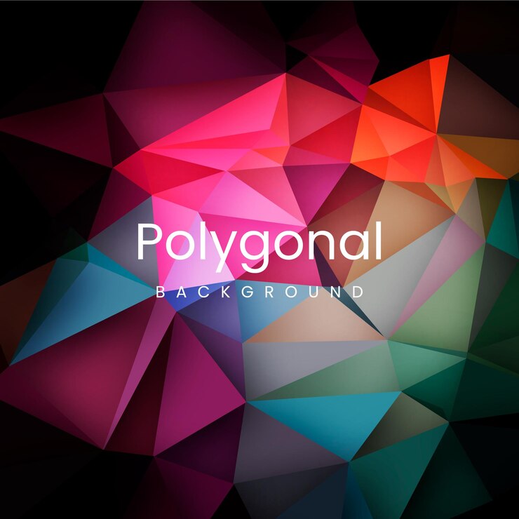 Vector ilustración vectorial de fondo de color abstracto geométrico poligonal