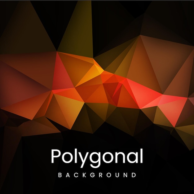 Ilustración vectorial de fondo de color abstracto geométrico poligonal