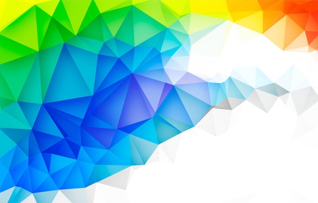 Ilustración vectorial de fondo de color abstracto geométrico poligonal