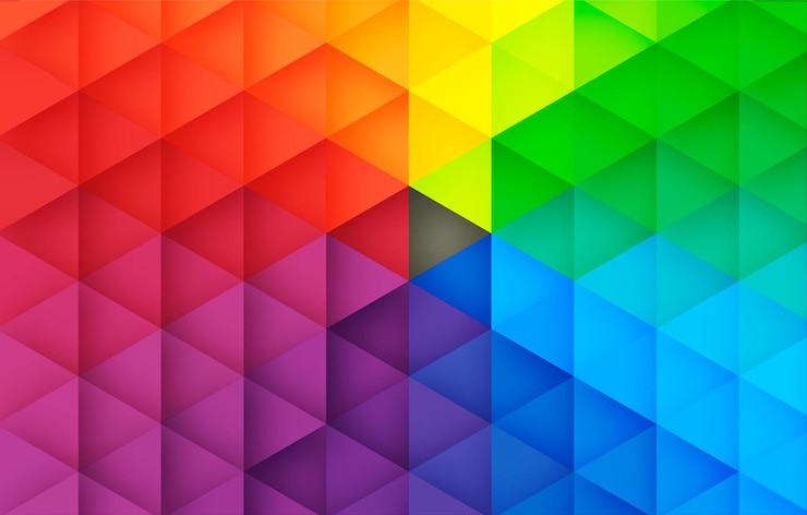 Vector ilustración vectorial de fondo de color abstracto geométrico poligonal