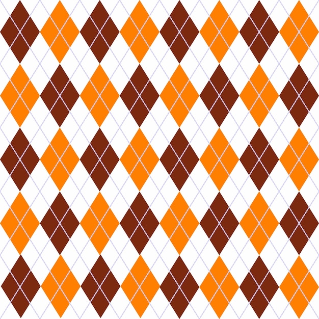 Ilustración vectorial de fondo sin costura con patrón argyle