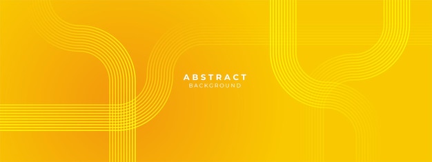 Ilustración vectorial de fondo elegante de color amarillo geométrico abstracto